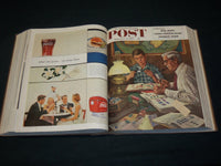 1954 JAN-MAR SATURDAY EVENING POST MAGAZINE VOLUME - 3 NORMAN ROCKWELLS- KD 5964