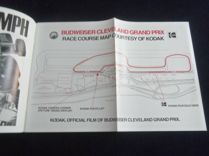 1987 JULY 3-5 BUDWEISER CLEVELAND GRAND PRIX RACING PROGRAM - SP 3804E
