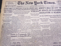 1953 MARCH 22 NEW YORK TIMES - ZAPOTOCKY NAMED CZECH PRESIDENT - NT 4621