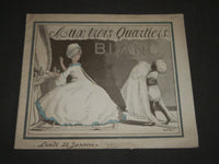 1911 JANUARY 22 AUX TROIS QUARTIERS BLANC FRENCH CATALOGUE - PARIS - FR 1060