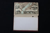 1900'S PANORAMA VOM RHEIN MAINZ-COLN FOLD-OUT HARDCOVER BOOK - K 2360