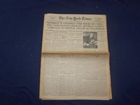 1942 SEP 8 NEW YORK TIMES-PRESIDENT TO CONGRESS: CURB PRICES OR I WILL - NP 6506