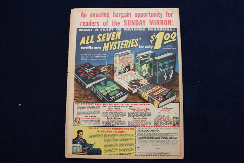 1953 OCTOBER 18 NY MIRROR MAGAZINE - JOAN CAULFIELD COVER - E 22516