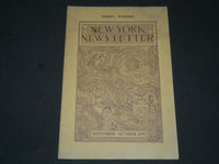 1889 SEPTEMBER/OCTOBER NEW YORK NEWS LETTER MAGAZINE - DEWEY NUMBER - ST 4443
