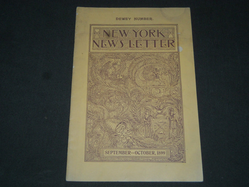 1889 SEPTEMBER/OCTOBER NEW YORK NEWS LETTER MAGAZINE - DEWEY NUMBER - ST 4443