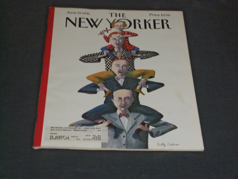1995 JUNE 19 THE NEW YORKER MAGAZINE - ILLUSTRATED COVER - NY 1759