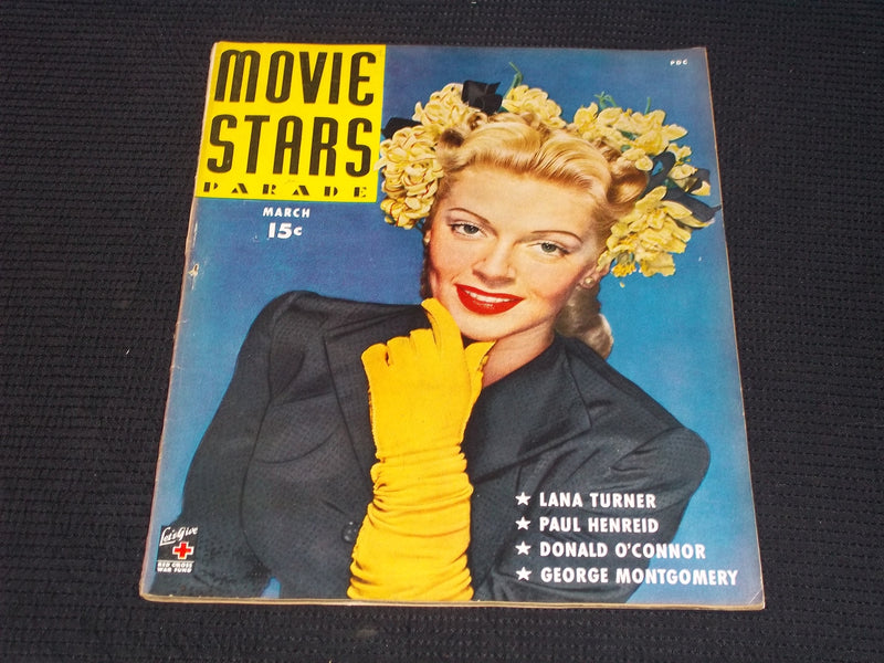 1944 MARCH MOVIE STARS PARADE MAGAZINE - LANA TURNER COVER - E 13942