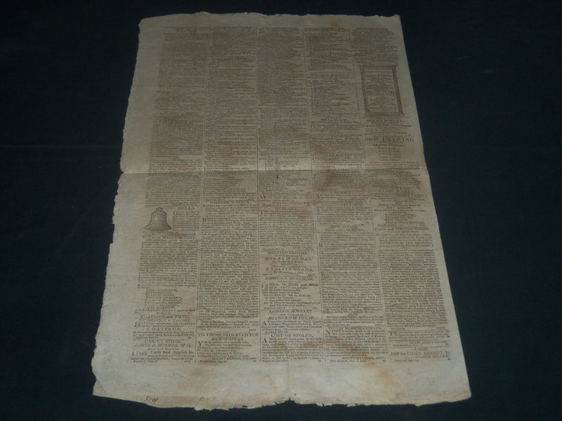 1810 DEC 27 AMERICAN MERCURY NEWSPAPER - HARTFORD FIRE INS. CO. FOUNDED- NP 3983