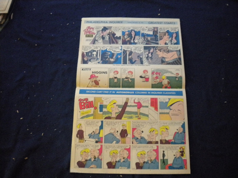 1963 NOV 24 PHILADELPHIA INQUIRER NEWSPAPER ROTOCOMIC SECTION - IN WAX - NP 6020