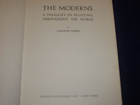 1978 THE MODERNS TREASURY OF PAINTING HARDCOVER BOOK BY GASTON DIEHL - KD 2775