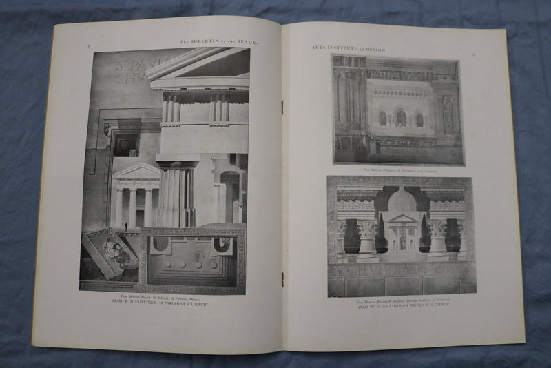 1928 FEB THE BULLETIN OF THE BEAUX-ARTS INSTITUTE OF DESIGN MAGAZINE - ST 5507V