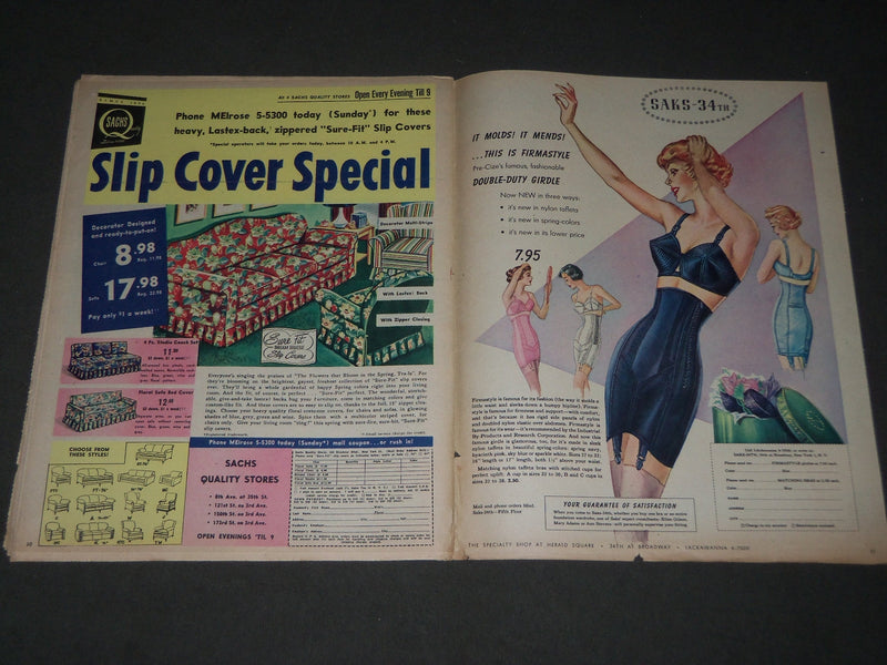 1949 MARCH 27 SUNDAY MIRROR MAGAZINE SECTION - PATRICIA NORTHRUP COVER - J 2922