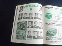 1974 NOV 23 FOOTBALL PROGRAM - UNIVERSITY NOTRE DAME VS AIR FORCE - SP 1213C