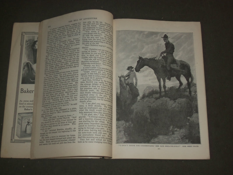 1922 JANUARY ST. NICHOLAS MAGAZINE - ILLUSTRATIONS, STORIES & ADS - B 4620