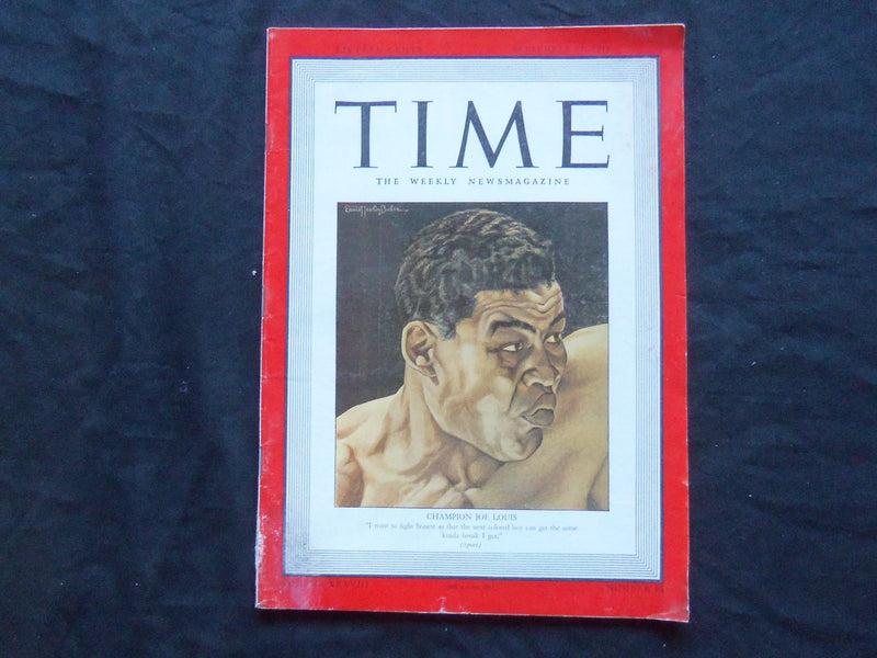 1941 SEPTEMBER 29 TIME MAGAZINE - JOE LOUIS - T 783