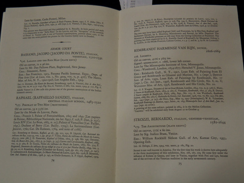 1936 CLEVELAND MUSEUM OF ART - 20TH ANNIVERSARY EXHIBITION CATALOG - K 2170