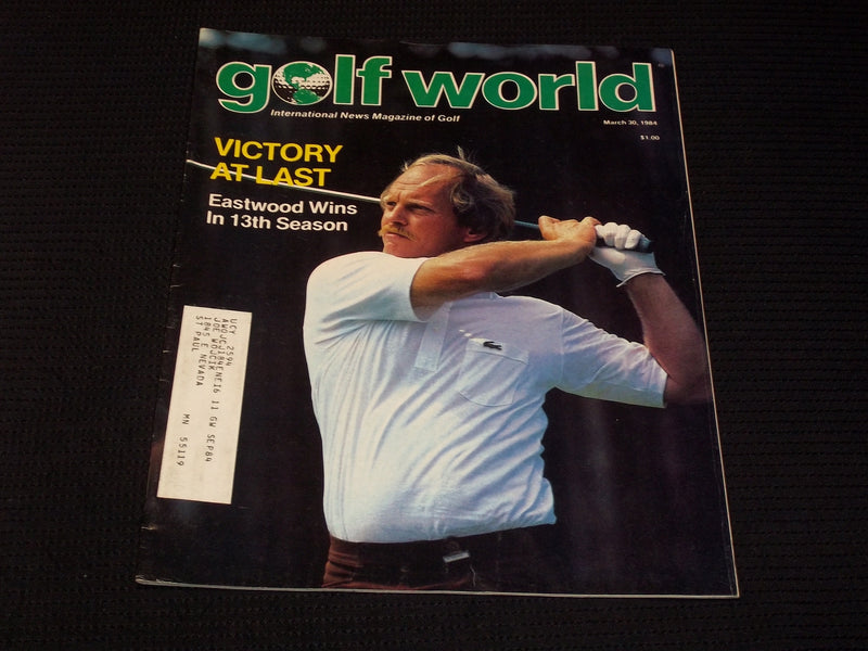 1984 MARCH 30 GOLF WORLD MAGAZINE - BOB EASTWOOD FRONT COVER - E 6840