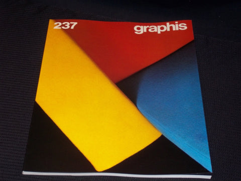 1985 #237 GRAPHIS MAGAZINE VERY NICE COVER ART & INSIDE PAGES - E 821