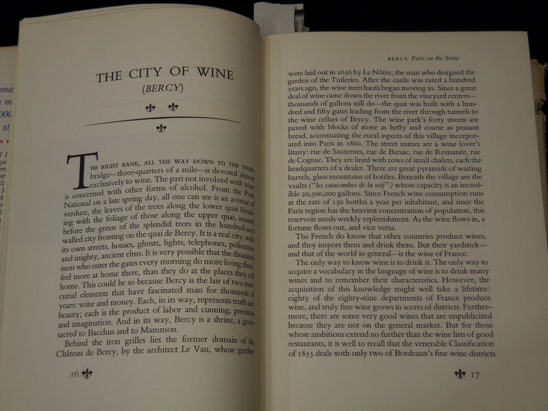1962 PARIS ON THE SEINE HARDCOVER BOOK BY BLAKE EHRLICH - KD 2771P