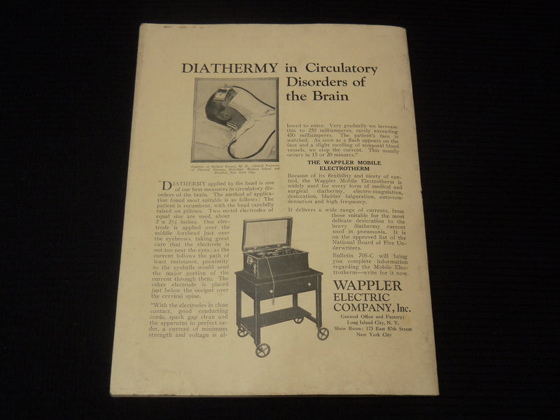 1929 DECEMBER THE AMERICAN JOURNAL OF PHYSICAL THERAPHY MAGAZINE - K 2164