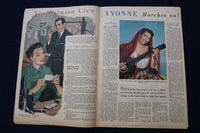 1952 OCTOBER 5 GRAFIC MAGAZINE - YVONNE DECARLO ARTICLE AND PHOTO - E 23047