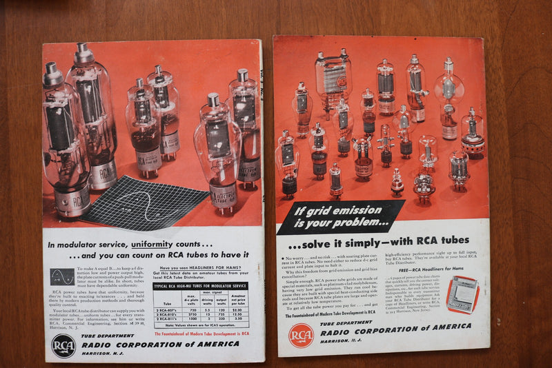 1946-1951 CQ THE RADIO AMATEURS' JOURNAL - LOT OF 11 - O 3904