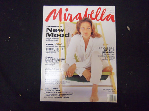1991 JULY MIRABELLA MAGAZINE - ISSUE #26 - KELLY KLEIN COVER - ST 4265