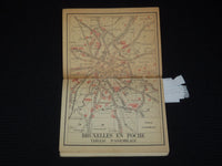 1930'S NOUVEAU BRUXELLES EN POCHE GUIDE BOOK - FRENCH - J 9523