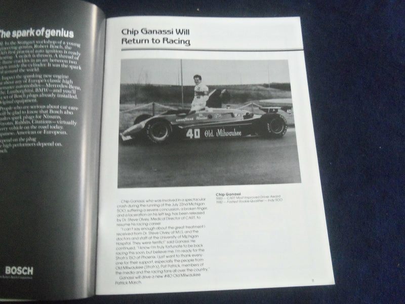 1984 OCTOBER 13-14 STROH'S 150 INDY CAR AUTO RACE RACING PROGRAM - SP 3804S