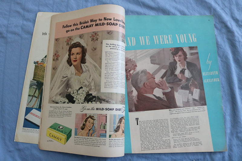 1942 OCTOBER MCCALL'S MAGAZINE - AND WE WERE YOUNG BY E. ALEXANDER - SP 4786C