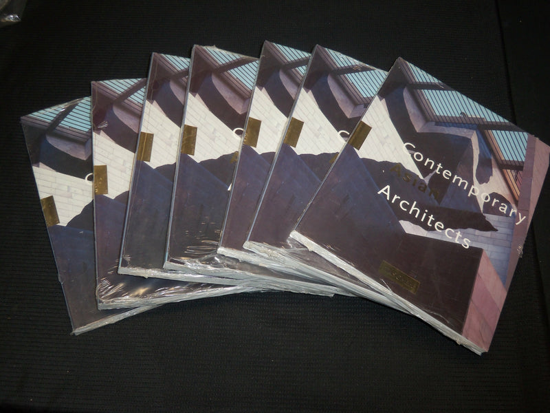 1995 CONTEMPORARY ASIAN ARCHITECTS SOFTCOVER BOOK LOT OF 7 - NEW - R 90