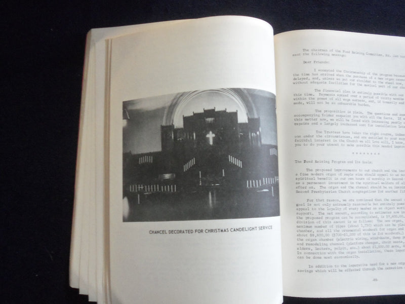 1976 THE HISTORY OF SECOND PRESBYTERIAN CHURCH RAHWAY, NJ SOFTCOVER BOOK-KD 8713