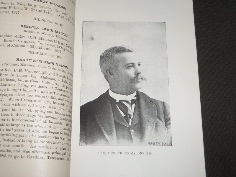 1892 THE AMERICAN GENEALOGICAL RECORD BOOK BY EDWARD STEPHENS CLARK - J 3175