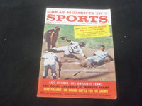 1960 SEPTEMBER GREAT MOMENTS IN SPORTS MAGAZINE - DIMAGGION - GEHRIG - J 7720