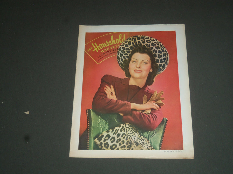 1941 JANUARY THE HOUSEHOLD MAGAZINE - ILLUSTRATIONS, STORIES & ADS - SP 7752