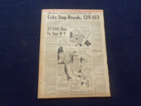 1965 NOV 20 BOSTON RECORD AMERICAN NEWSPAPER-MAYOR DEFENDS POVERTY CORPS-NP 6305