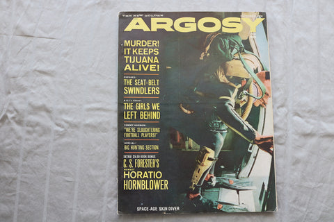 1962 OCTOBER ARGOSY MAGAZINE - ROGER MARIS AD ON THE BACK COVER COVER - SP 6187E