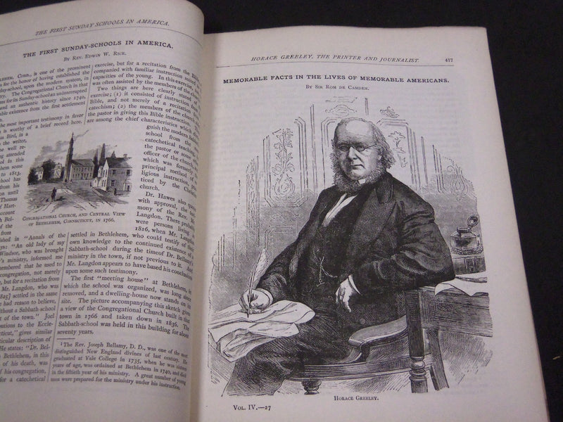 1875 POTTER'S AMERICAN MONTHLY ILLUSTRATED MAGAZINE LOT OF 10 ISSUES - WR 192