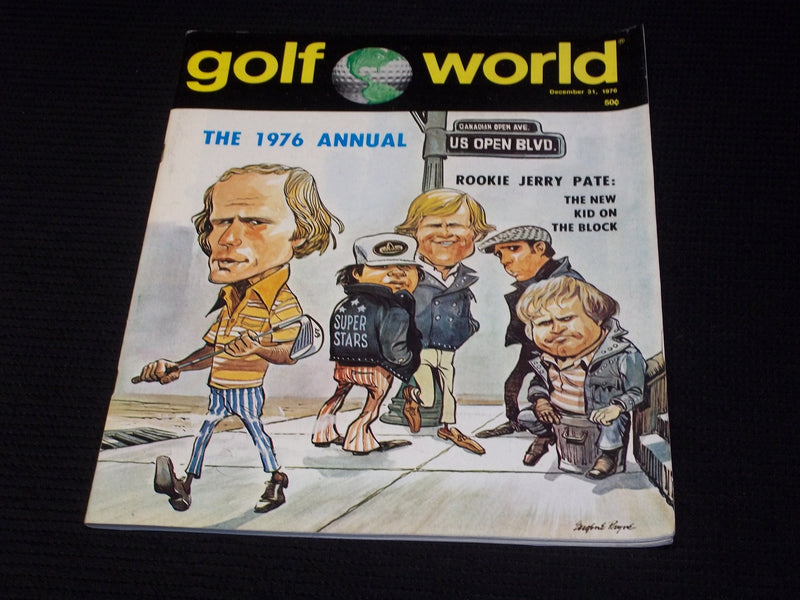 1976 DECEMBER 31 GOLF WORLD MAGAZINE - JERRY PATE FRONT COVER - E 6808