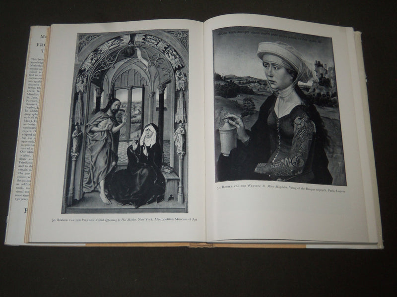 1965 FROM VAN EYCK TO BRUEGEL BOOK BY MAX J. FRIEDLAENDER - NICE PRINTS- KD 3892