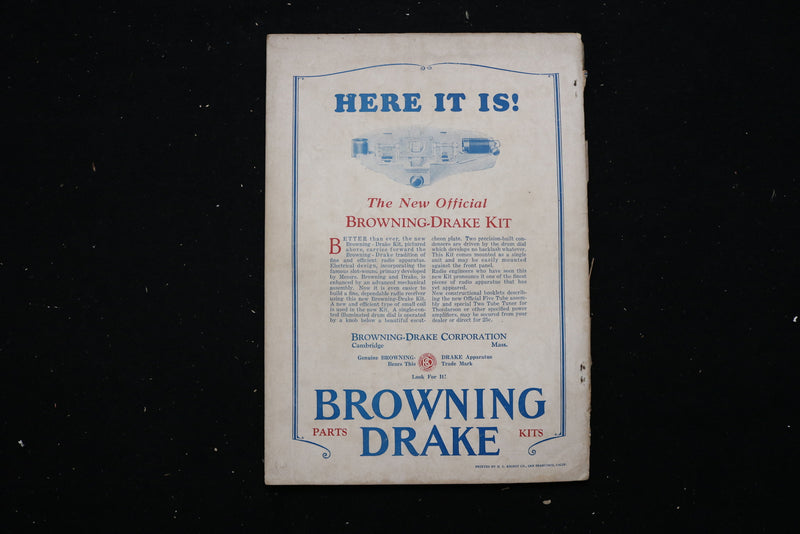 1928 JANUARY RADIO MAGAZINE - GREAT FRONT COVER - E 11163