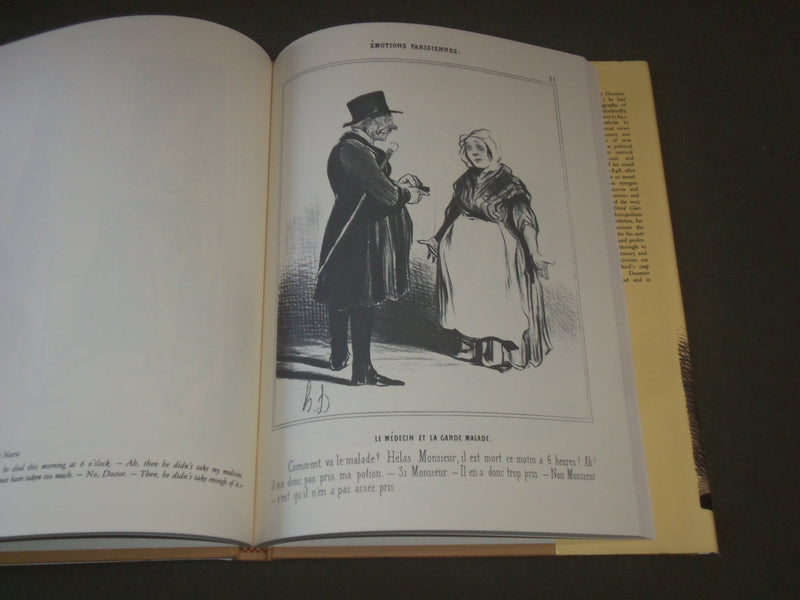 DOCTORS & MEDICINE IN THE WORKS OF DAUMIER HARDCOVER BOOK - I 1379