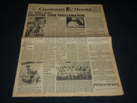 1963 JULY 5 CINCINNATI HERALD - GOV. RHODES ISSUES PROCLAMATION - NP 4404