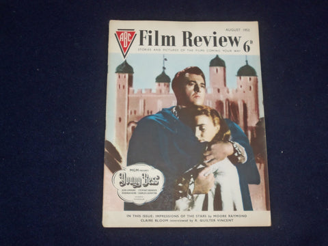 1953 AUGUST FILM REVIEW MAGAZINE - JEAN SIMMONS - STEWART GRANGER - J 9669