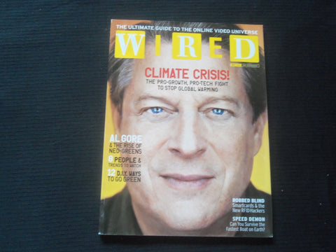 2006 MAY WIRED MAGAZINE - AL GORE COVER - B 5338H