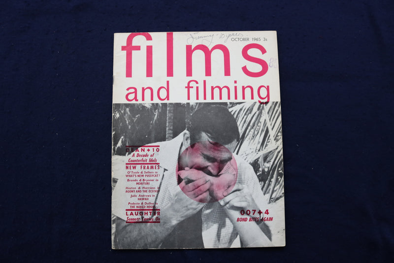 1965 OCTOBER FILMS AND FILMING MAGAZINE - SEAN CONNERY COVER - E 17951
