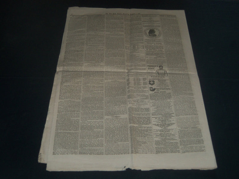 1865 AUGUST 5 NEW YORK TIMES NEWSPAPER - SUPPORTERS OF JEFF DAVIS - NP 3990