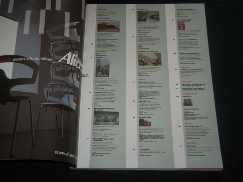 2008 JUNE DOMUS MAGAZINE - CONTEMPORARY ARCHITECTURE INTERIORS DESIGN - SP 3215M