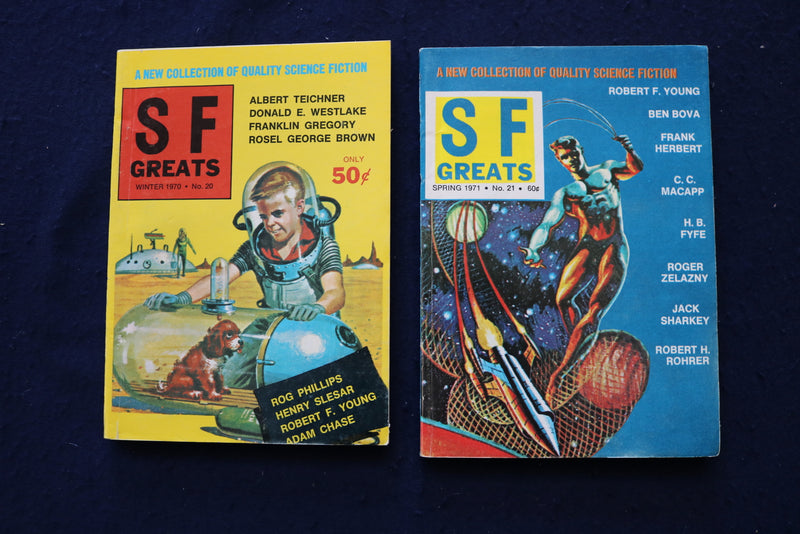 1952-1971 SCIENCE FICTION DIGEST MAGAZINES - LOT OF 17 - O 3484