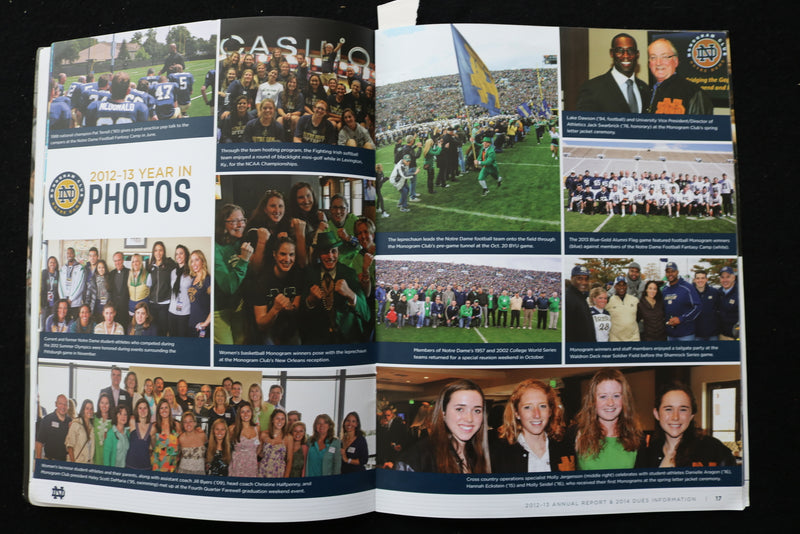 2013-2014 NOTRE DAME MONOGRAM CLUB ANNUAL REPORT - K 2472